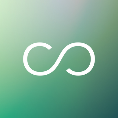 The Vancouver Foundation infinity logo against a blue and gray gradient background as a placeholder for Harkirat's headshot.